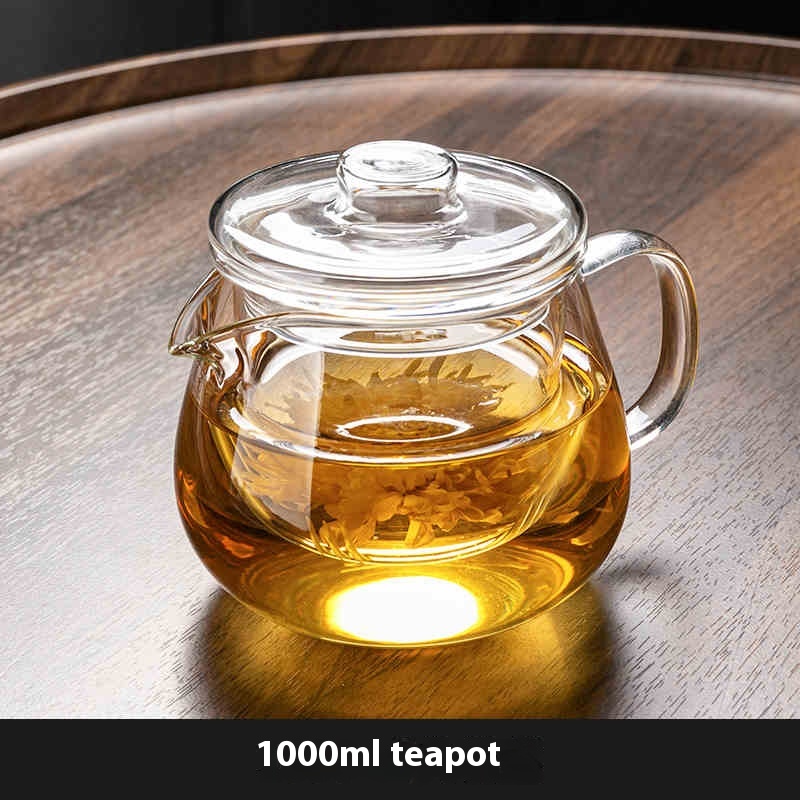 Title 3, Glass Teapot With High Temperature Resistance A...