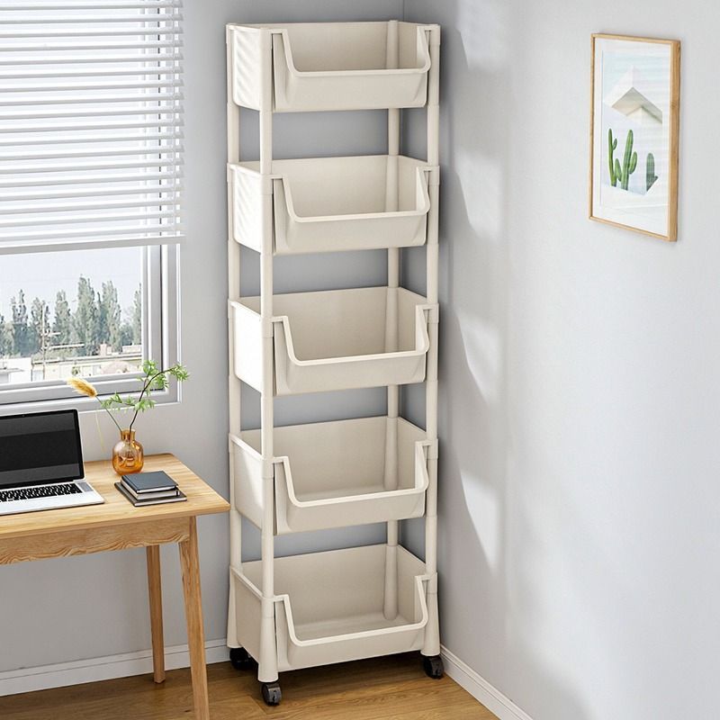 Title 4, Multi-layer Household Storage Rack With Wheels ...