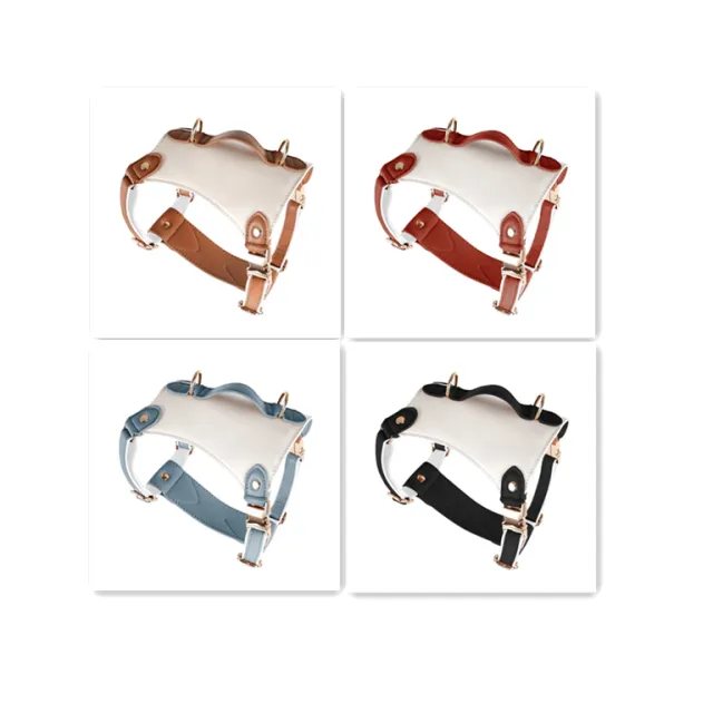 Leather Pet Vest Type Lead Rope Chest Strap Set - Shop at LoveMi