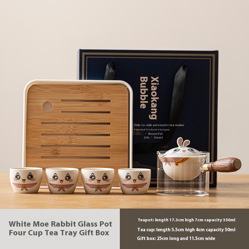 Portable Ceramic Kung Fu Tea Set For Home Outdoor Travel