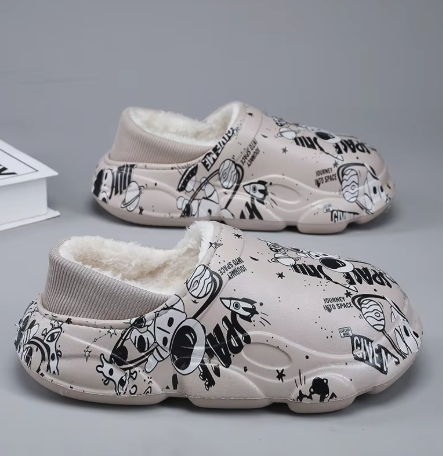 Title 2, Fleece-lined Thickening Thermal Cotton Shoes Wa...