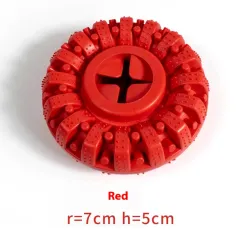Dog Food Leakage Tire Pets Toy Bite Tire Pet Products - Red - View 1