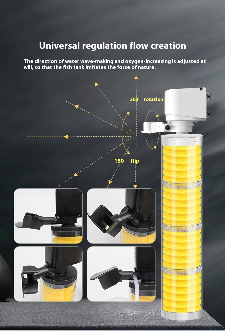 Title 1, Fish Tank Built-in Filter Suction Wall-mounted ...