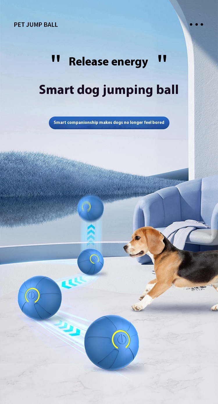 Title 9, Pets Electric Jumping Ball Automatic Dog-teasin...