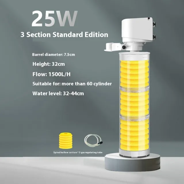 Fish Tank Built in Filter Suction Wall mounted Urinal Wp 3300B 25W - Shop at LoveMi