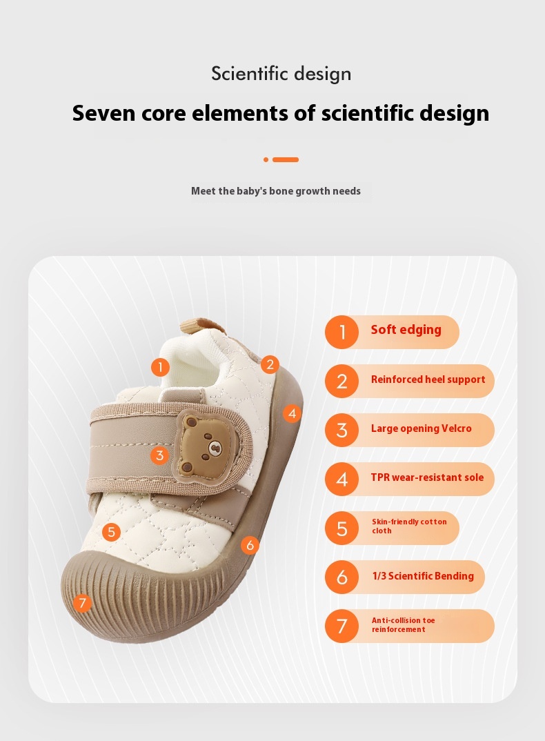 Title 4, Zachte baby schoentjes met anti-slip zool voor ...