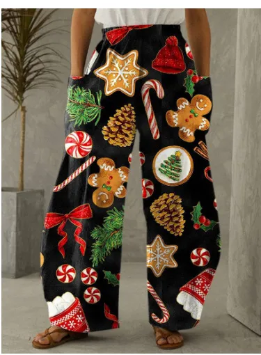 Ins Christmas Casual Pants In Europe And America - Shop at LoveMi