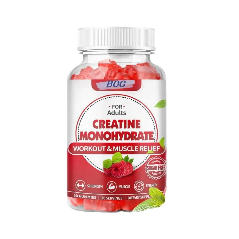 Creatine Monohydrate Gummies Workout Long Lasting Energy - 60 Tablets