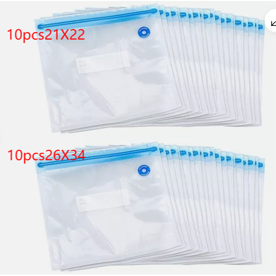 Thickened Self Sealing Compact Plastic Bag Zipper