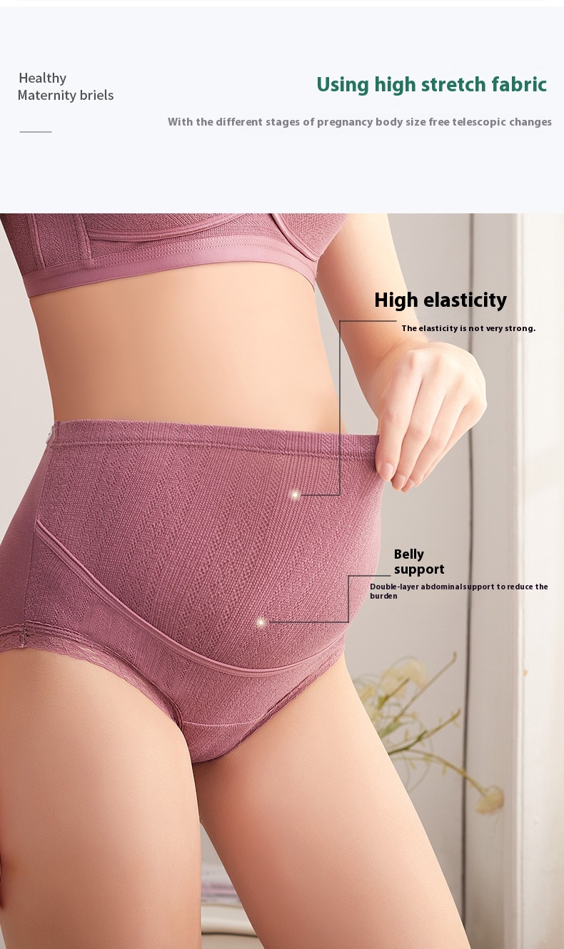 Title 7, High Waist Pregnancy Underpants with Belly Supp...