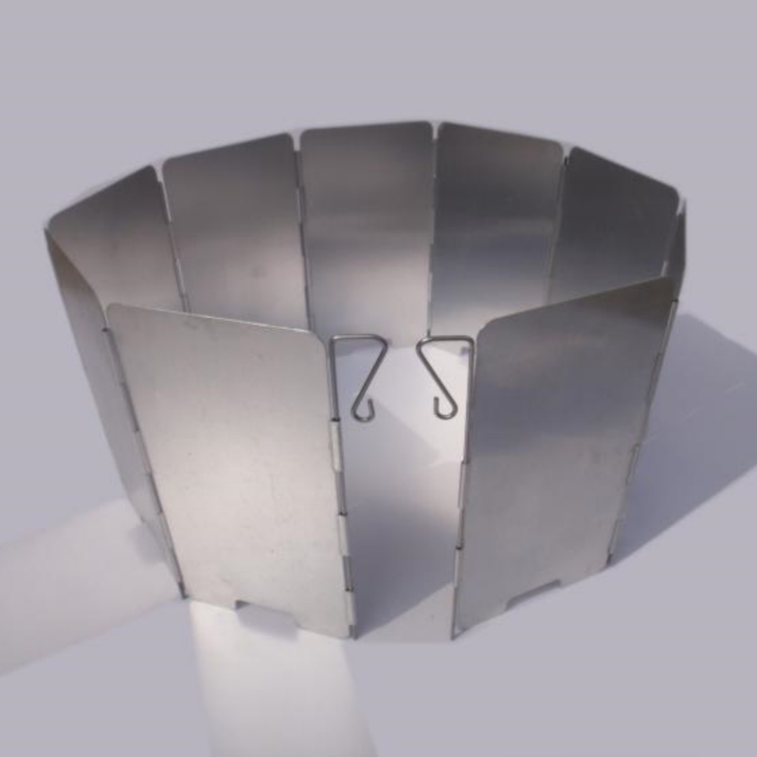 9-piece Mini Wind Deflector For Outdoor Camping - Image 5