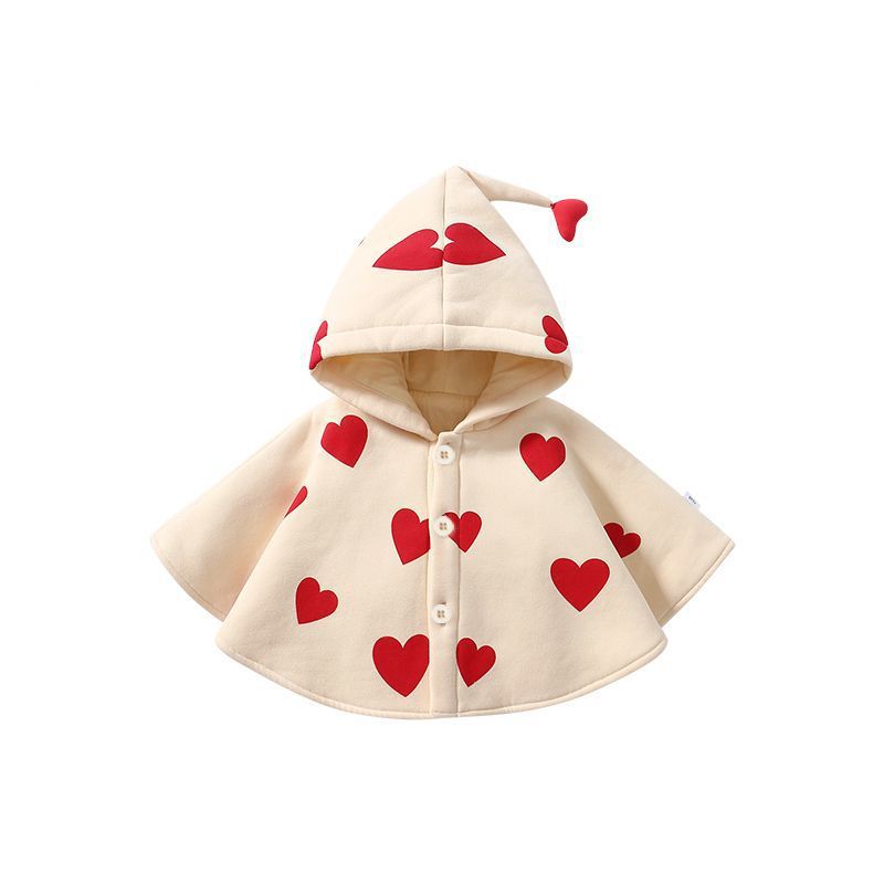 Title 5, Baby Autumn And Winter Cape And Shawl Warm Coat