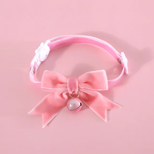 Spring Festival Christmas Velvet Hand Bow Tie Anti suffocation Buckle New Fan Velvet Bow - Shop at LoveMi