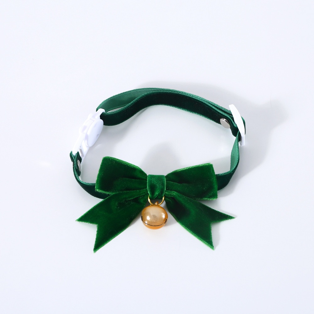 New Green Velvet Bow