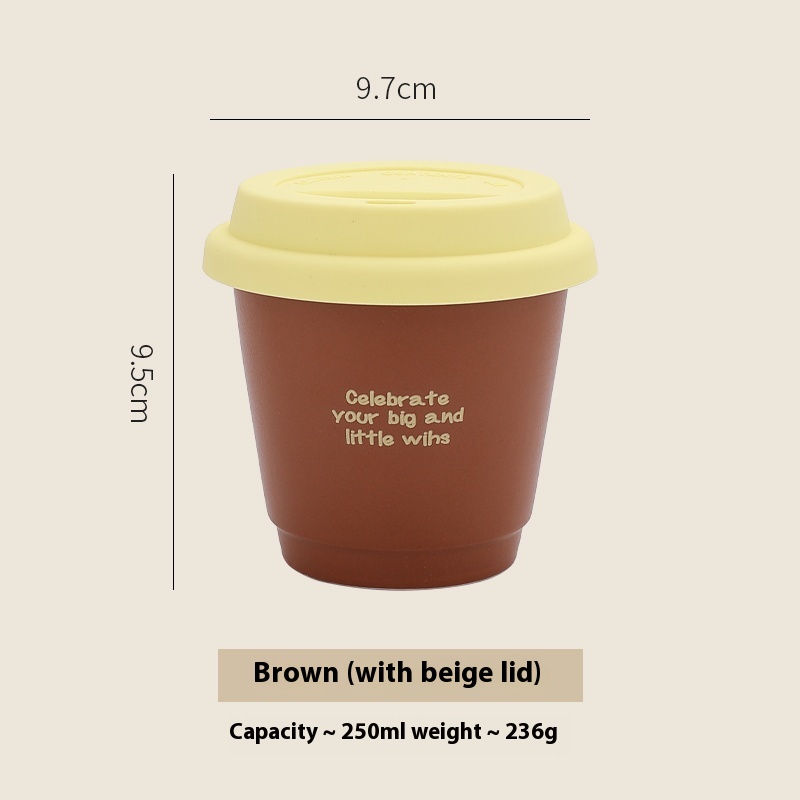 Dopamine Cute Portable Coffee Cup