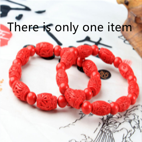 Women's Fashion Personality Cinnabar Bracelet Multi-circle