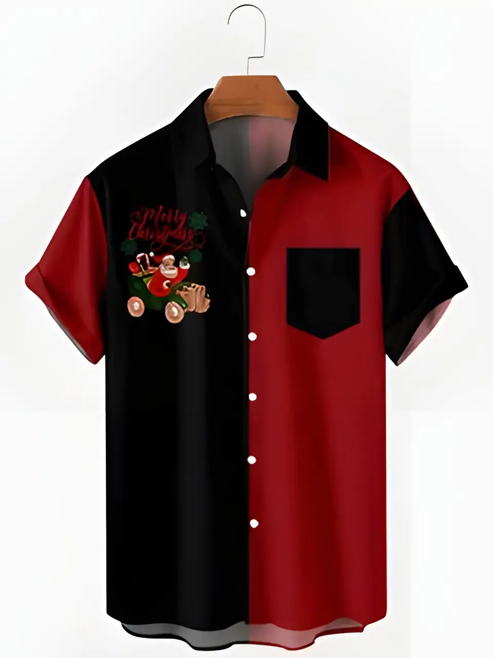 Summer Printed Hawaiian Shirt Men's Holiday Seaside
