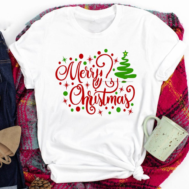 Title 6, European And American Christmas T-shirt Parent-...