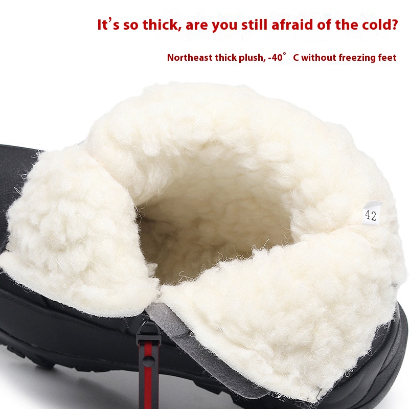Northeast Harbin Winter Outdoors Thick Fluffy Snow Boots - Image 5