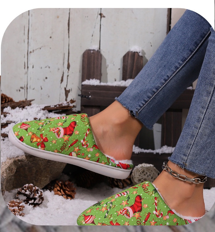 Title 2, Simple Couple Thermal Cotton Slippers