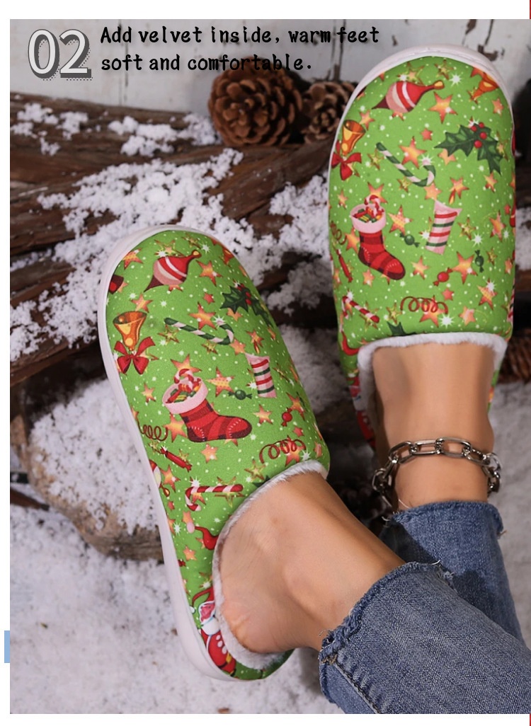 Title 5, Simple Couple Thermal Cotton Slippers