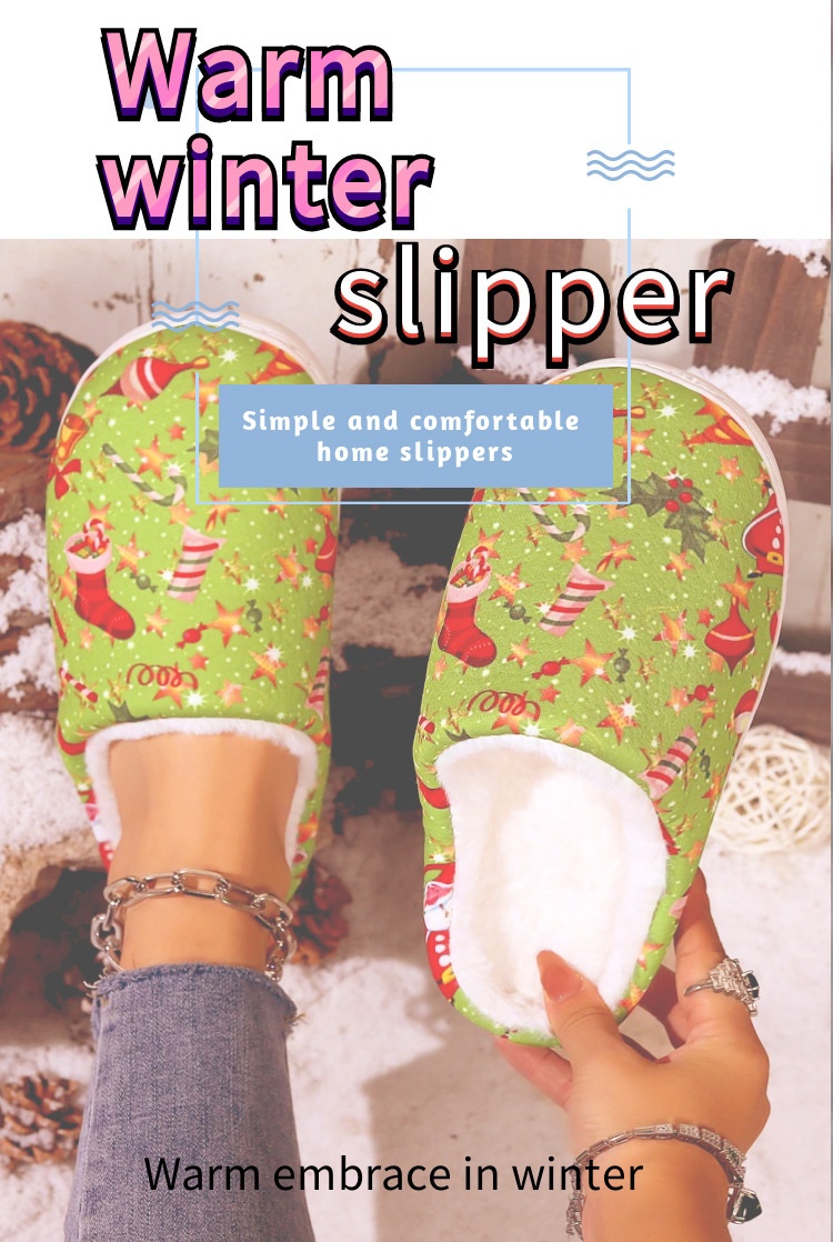 Title 3, Simple Couple Thermal Cotton Slippers