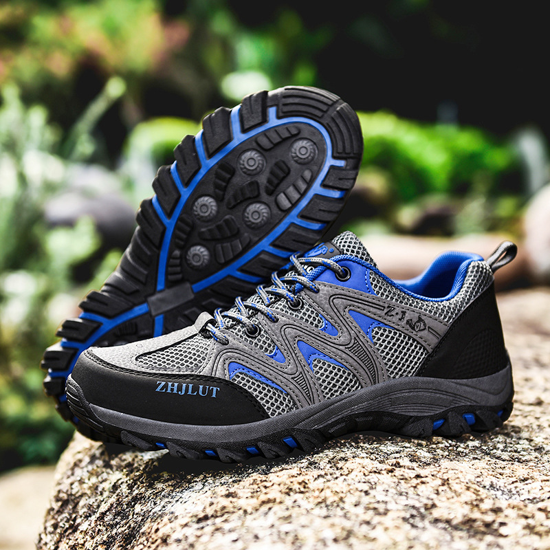 Title 5, Scarpe sportive nere da trekking leggere e tras...