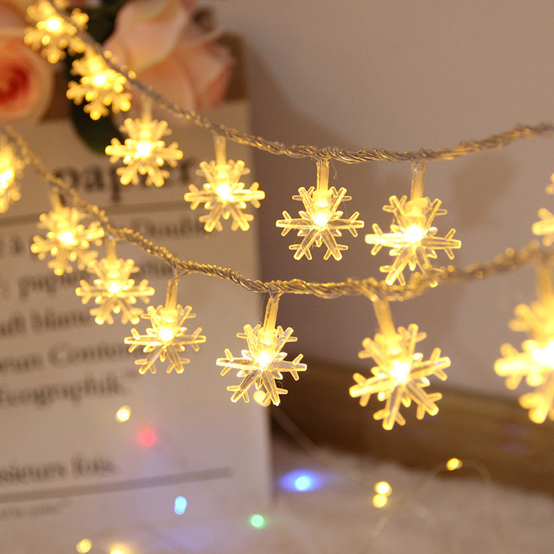 Title 1, Room Decoration LED Snowflake Lighting Chain. C...