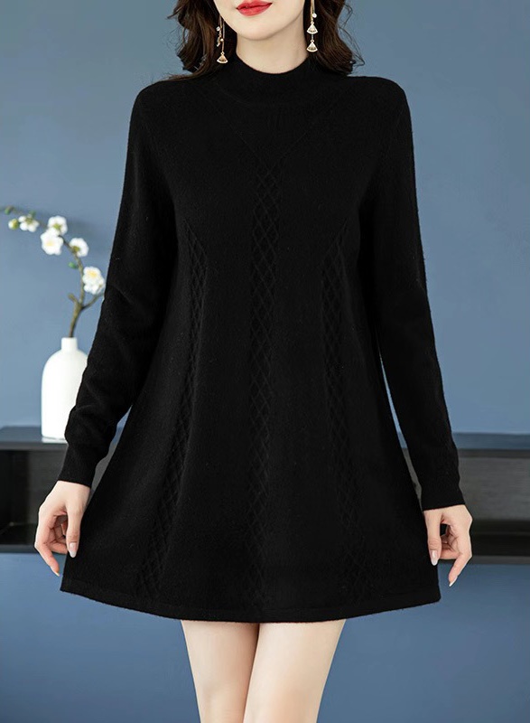 Title 1, Mid-length Sweater Women