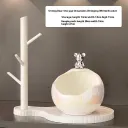 Sitting Bear White Bracket