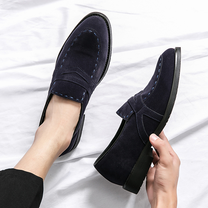 Title 5, Pointed Casual Shoes British Suede Men