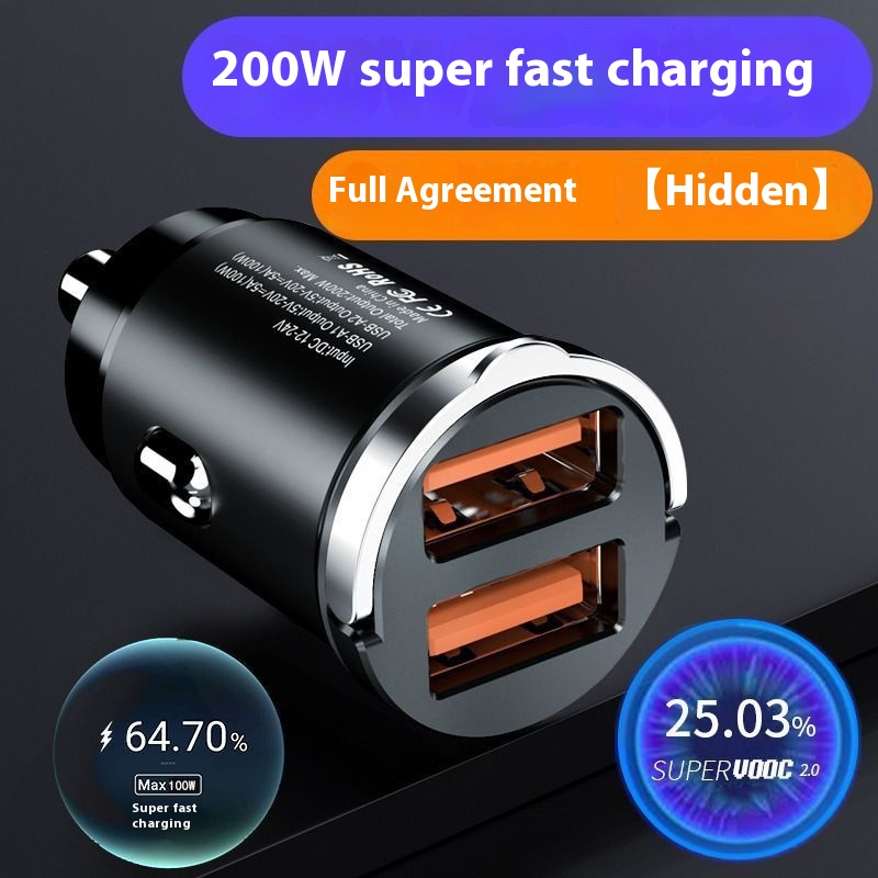 Dual USB Alloy Invisible 200W