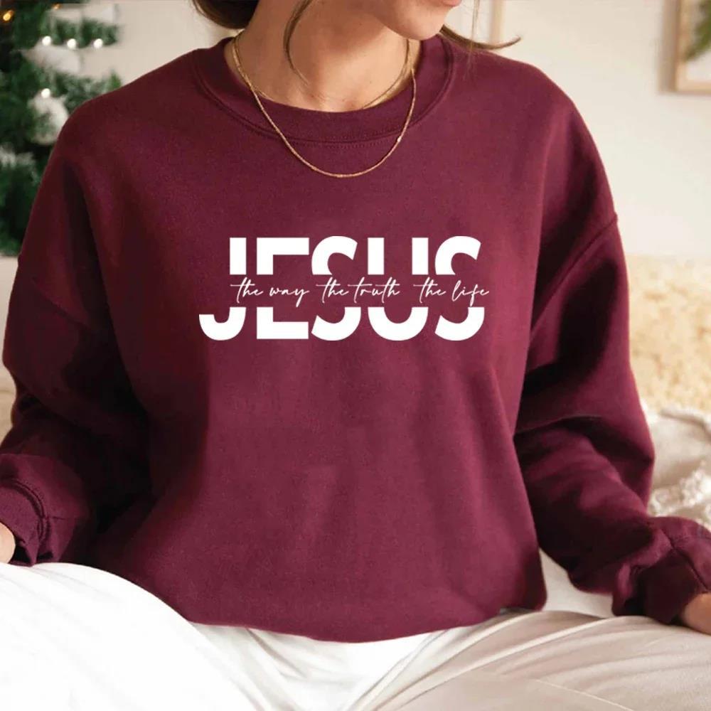 Title 3, The Way The Truth The Life Sweatshirt Christian...