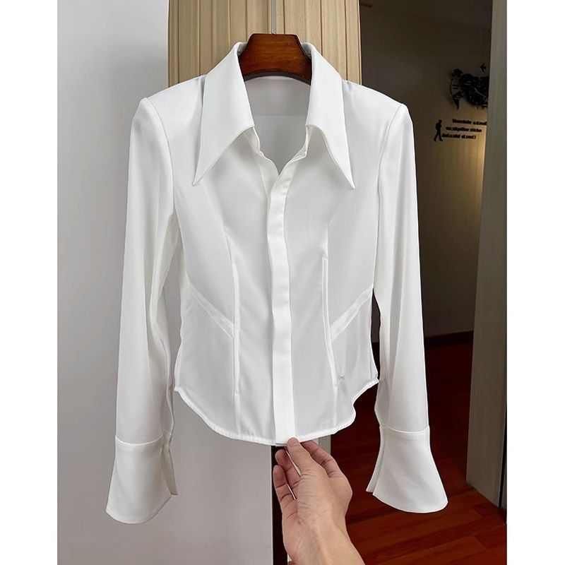 Title 2, Shirt For Workplace Lightly Mature Slim-fit Sho...