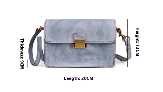 Title 7, Foggy wax leather handbags