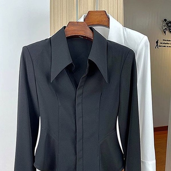 Title 1, Shirt For Workplace Lightly Mature Slim-fit Sho...