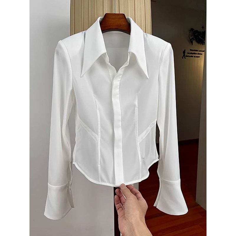 Title 5, Shirt For Workplace Lightly Mature Slim-fit Sho...