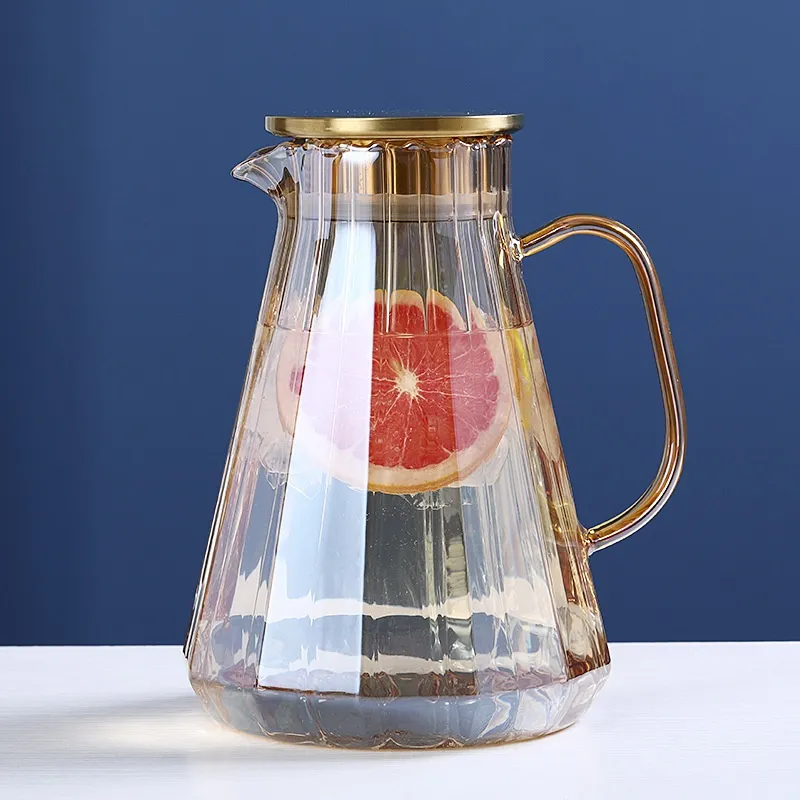 Champagne Cold Water Pot Set Juice Lemon Pot Tea Water Pitcher - Imagination Pot 1.8 Liters