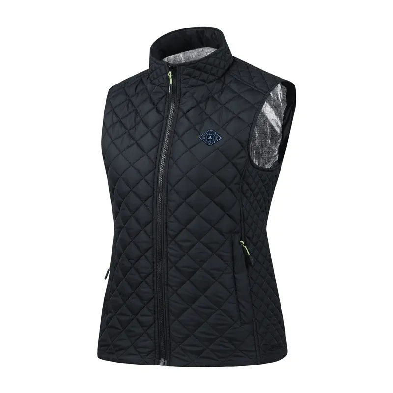 Smart Charging Women's Keep Warm And Emit Heat Vest - Black