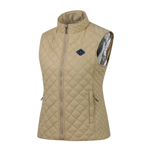 Smart Charging Women's Keep Warm And Emit Heat Vest Khaki - Shop at LoveMi