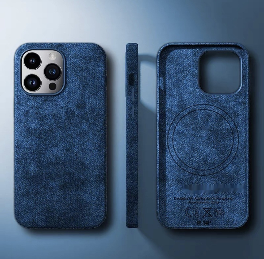 Alcantara Suede Case For Apple Iphone 12 13 14 15 Pro Max Genuine Leather - Picture 11 of 12