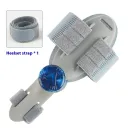 Blue Buckle Gray Ribbon