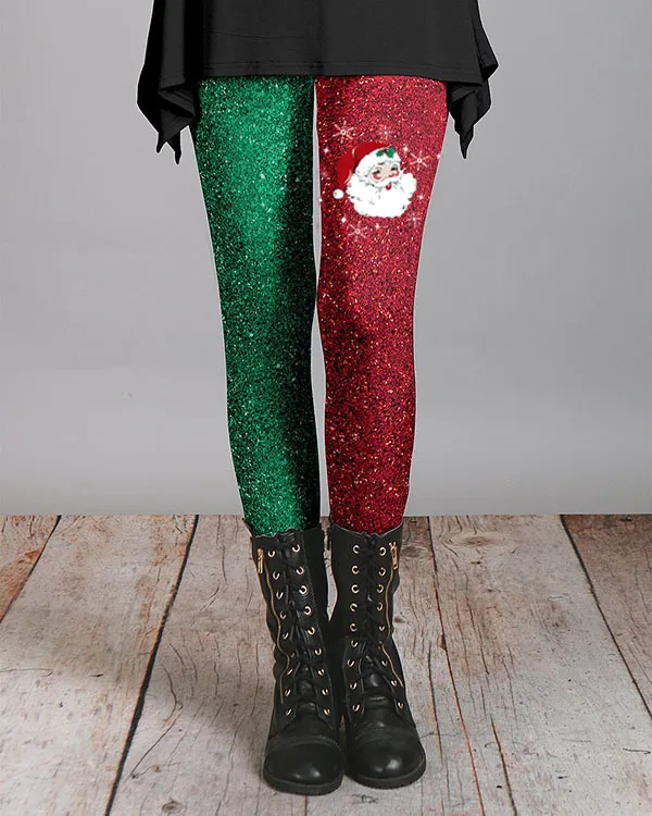 European And American Spring And Autumn New Digital Printing Fashion Leggings Trendy Yoga Pants Tights R Xl - Shop at LoveMi