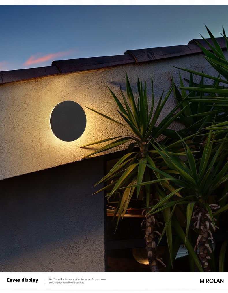 Title 3, LED Outdoor Wall Lamp Home Villa Modern and ene...