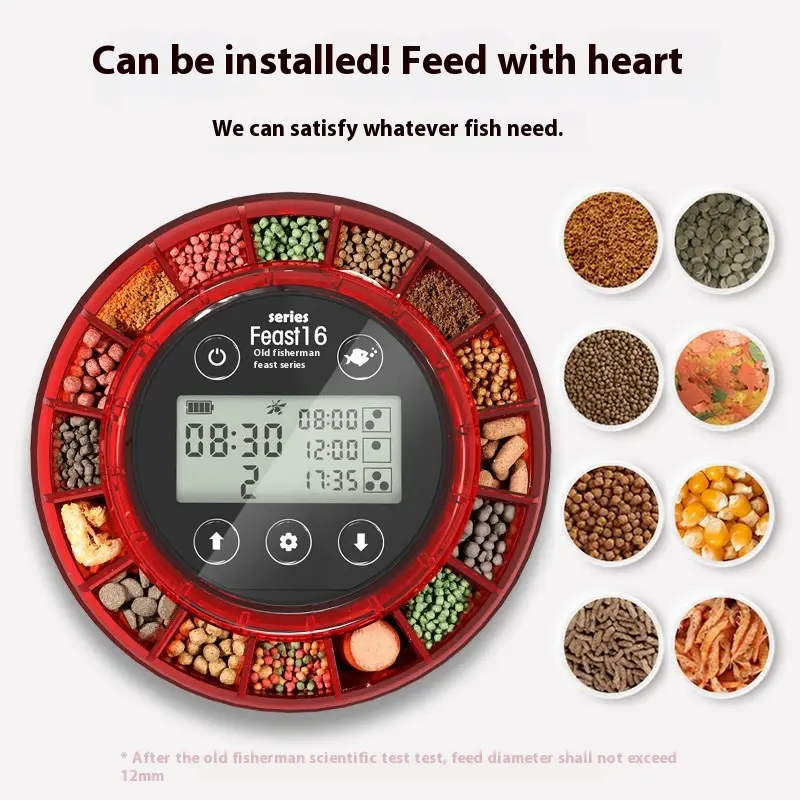Feeding Artifact Fish Tank Timing Automatic Feeding