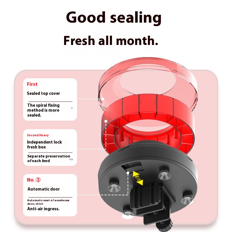 توقيت تلقائي لتغذية حوض السمك بتحكم ذكي