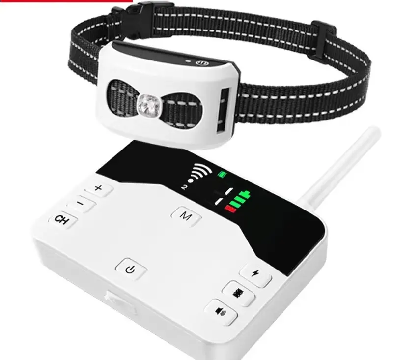 Electronic Pet Fence Wireless Bark Stopper Outdoor Dog Collar