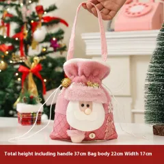 Christmas Children's Handbag Cartoon Snowman Gift Bag Scene Arrange Hangings - Old Man - View 1