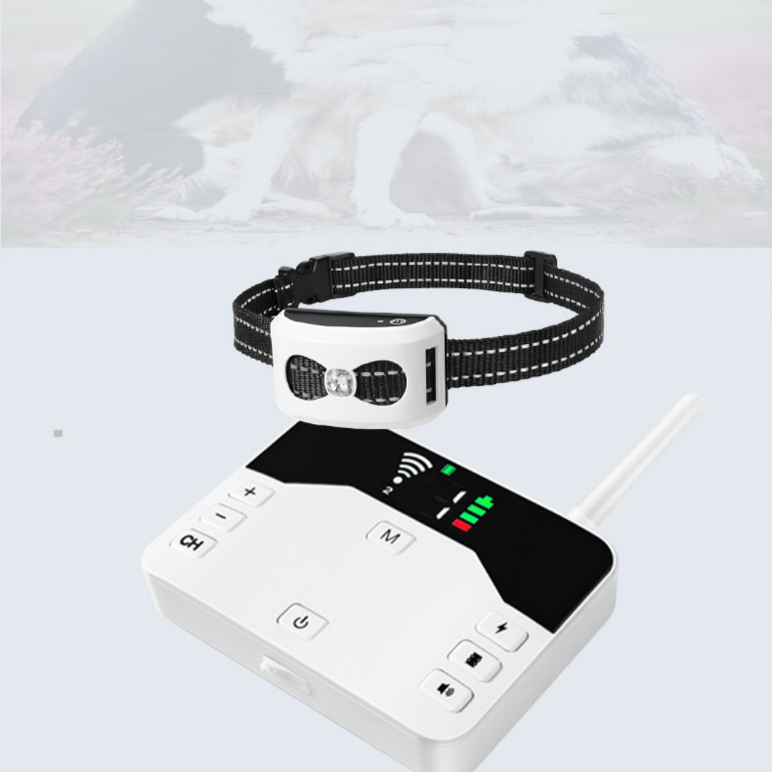 宠物电子围栏无线爆款止吠器宠物用品户外狗狗项圈塑料遥控训狗器