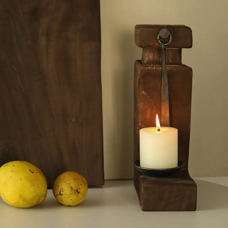 Handmade Candlestick Vintage Furnishings Ornaments
